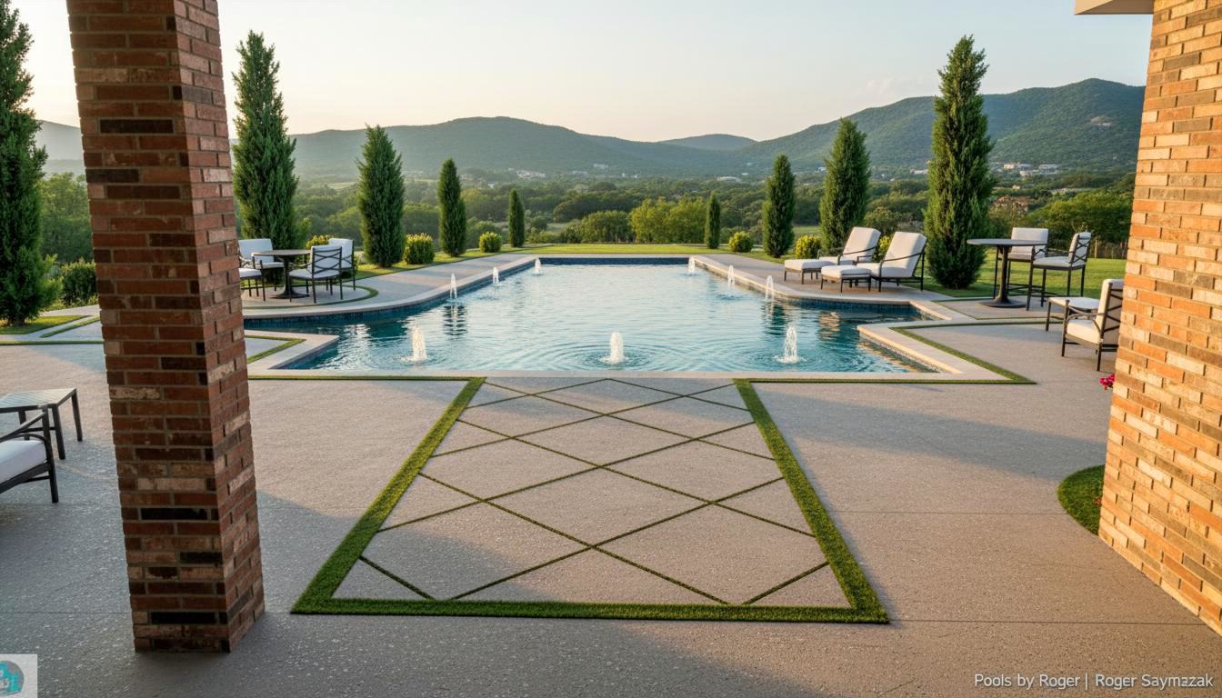 Pool3D.ai photorealistic render — The Airstrip Runway Pool